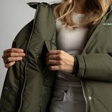 Winter Parka olive/leo navy - olive - VIVI MARI