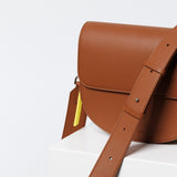 halfmoon bag + strap basic belt - tan