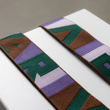 strap snippets green/lavender - taupe