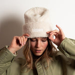 Beanie Teddy - sand - VIVI MARI