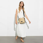 Bucket Bag Straw - black - VIVI MARI