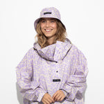 Bucket Hat leo splashes lavender/grey - VIVI MARI