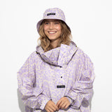 Bucket Hat leo splashes lavender/grey - VIVI MARI