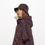 Bucket Hat leo splashes navy/rust - VIVI MARI