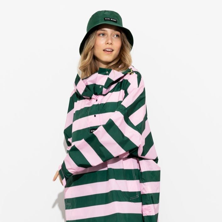 Bucket Hat solid green - VIVI MARI