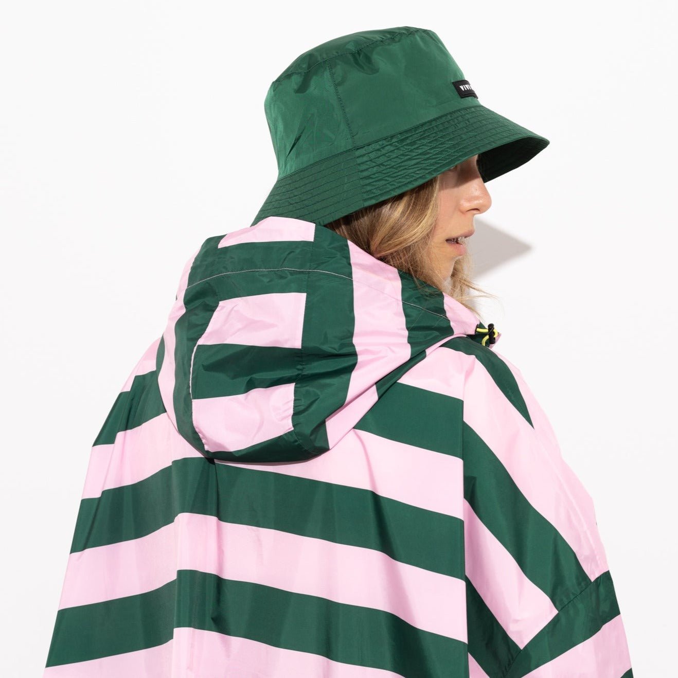 Bucket Hat solid green - VIVI MARI