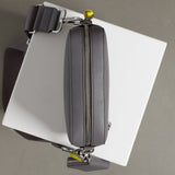 crossbody bag small + strap basic woven - taupe - VIVI MARI