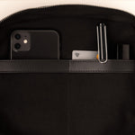 crossbody bag + strap basic woven - black - VIVI MARI