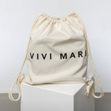 crossbody bag + strap basic woven - tan - VIVI MARI