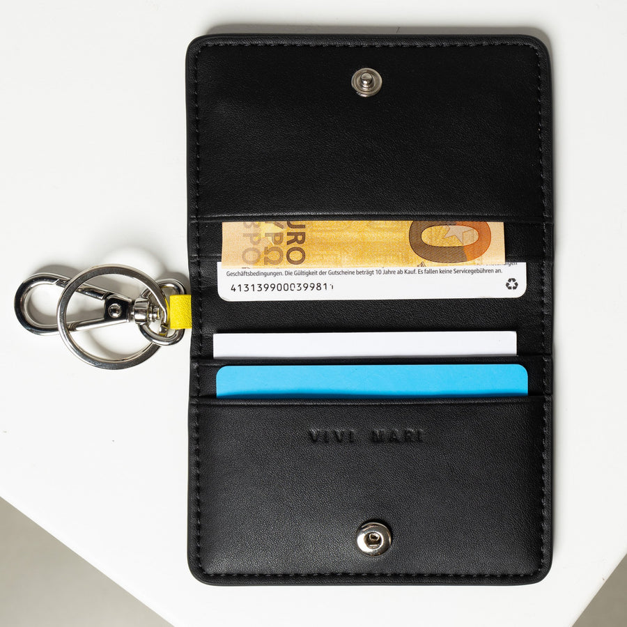 Keyring Wallet - black - VIVI MARI