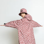 Kids Bucket Hat drops mauve/white - VIVI MARI