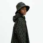 Kids Bucket Hat drops olive/black - VIVI MARI