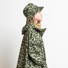 Kids Bucket Hat leo splashes olive/pale olive - VIVI MARI