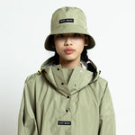 Kids Bucket Hat solid pale olive - VIVI MARI