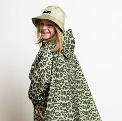 Kids Bucket Hat solid pale olive - VIVI MARI