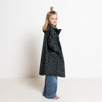 Kids Raincoat leo splashes navy/olive - VIVI MARI