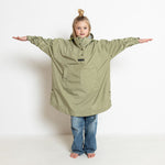 Kids Raincoat solid pale olive - VIVI MARI
