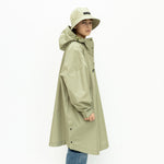 Kids Raincoat solid pale olive - VIVI MARI
