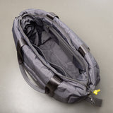 padded tote bag large + strap basic woven slim - taupe - VIVI MARI