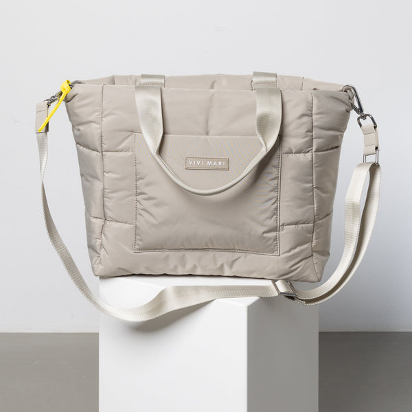 マリハ padded-tote-bag-medium-strap-