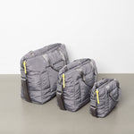 padded tote bag small + strap basic woven slim - taupe - VIVI MARI