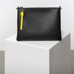 Pouch + strap basic classic thin - black - VIVI MARI