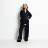 Pyjama Pants - solid navy - VIVI MARI