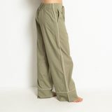 Pyjama Pants - solid pale olive - VIVI MARI
