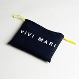 Pyjama Shirt short sleeve - solid navy - VIVI MARI
