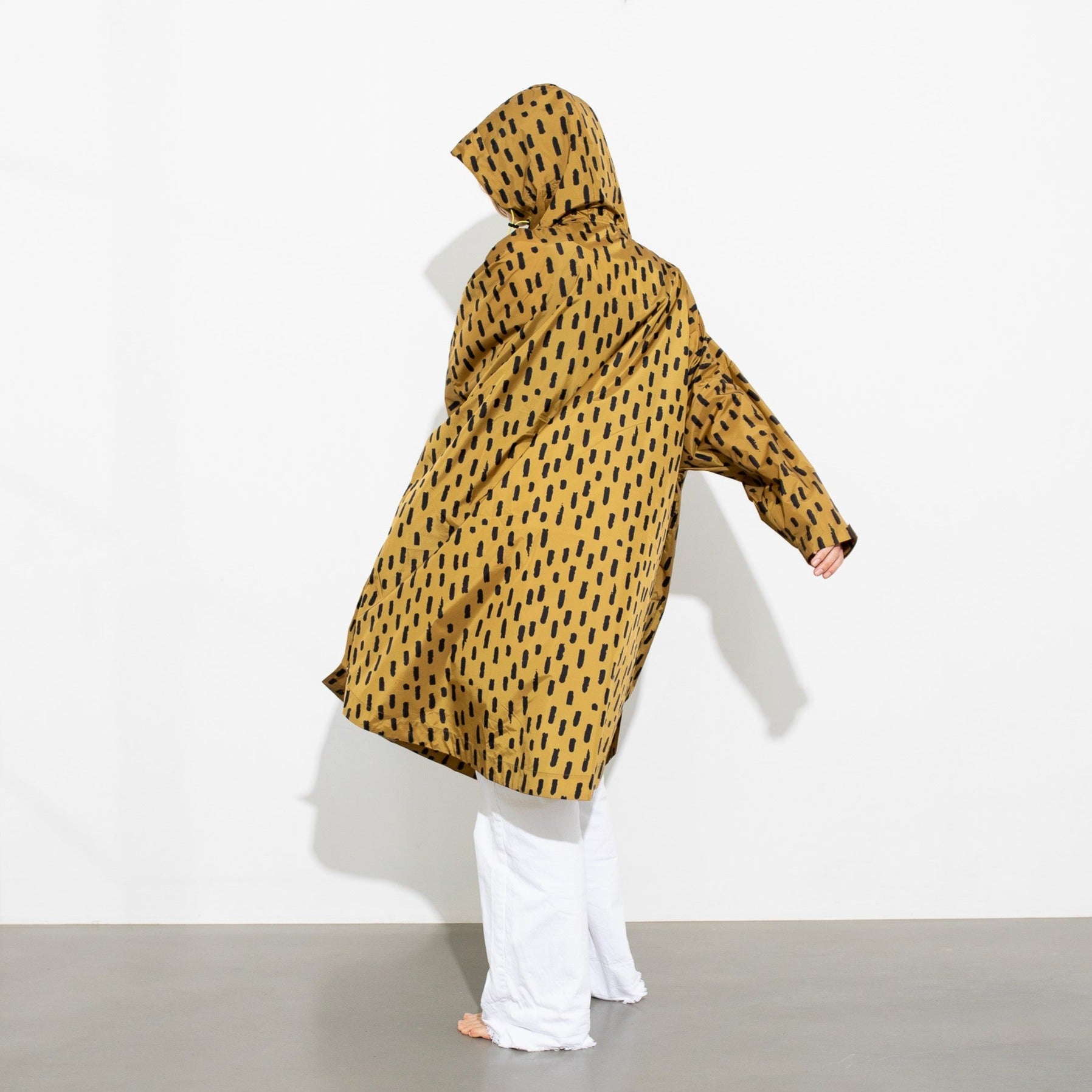 Raincoat drops mustard/black - VIVI MARI