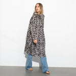 Raincoat leo splashes black/sand - VIVI MARI