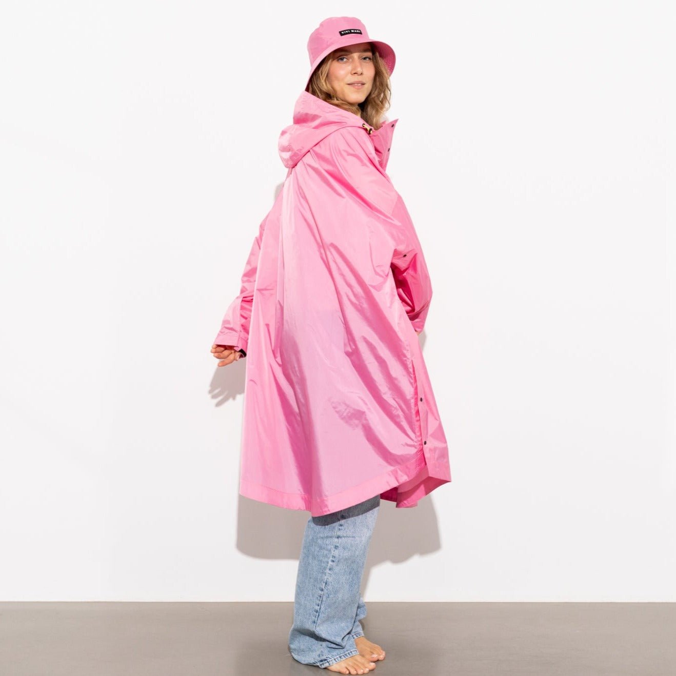 Raincoat solid soft pink - VIVI MARI