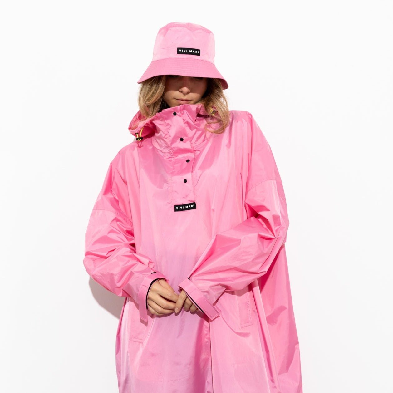 Raincoat solid soft pink - VIVI MARI