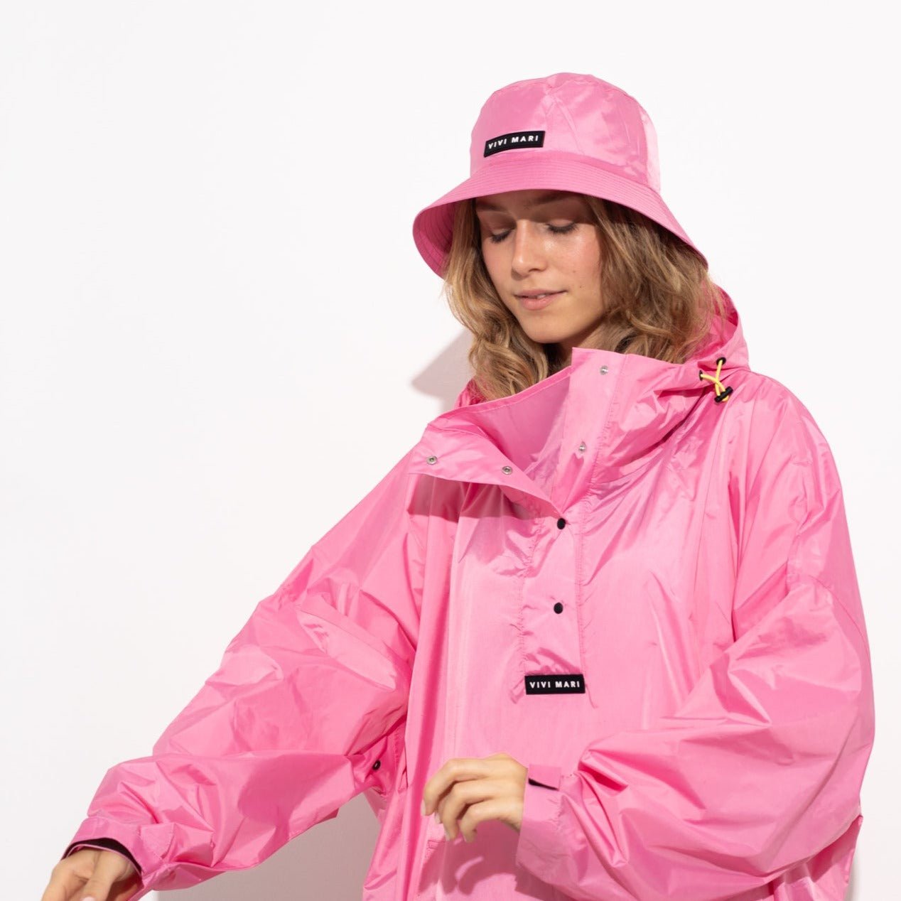 Raincoat solid soft pink - VIVI MARI