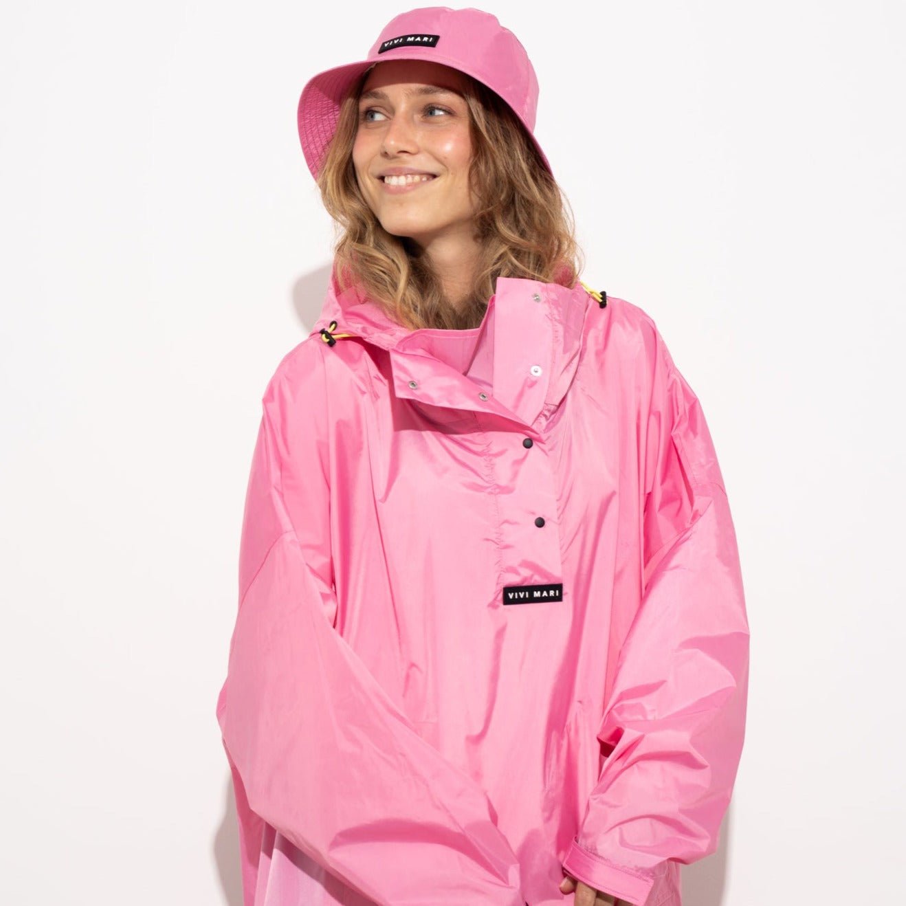 Raincoat solid soft pink - VIVI MARI