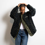 Reversible Bomber Jacket - olive/leo navy-olive - VIVI MARI