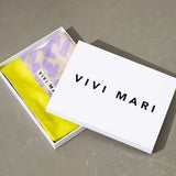 Scarf leo - lavender/grey - VIVI MARI