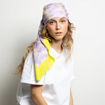 Scarf leo - lavender/grey - VIVI MARI