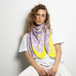 Scarf leo - lavender/grey - VIVI MARI