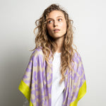 Scarf leo - lavender/grey - VIVI MARI