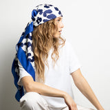 Scarf leo - navy/white - VIVI MARI