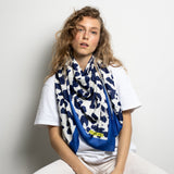 Scarf leo - navy/white - VIVI MARI