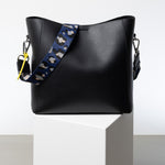 strap abstract leopard blue/black - black - VIVI MARI