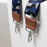strap abstract leopard blue/black - tan - VIVI MARI