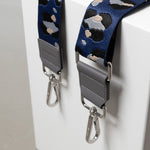 strap abstract leopard blue/black - taupe - VIVI MARI