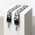 strap abstract leopard taupe/mint - black - VIVI MARI