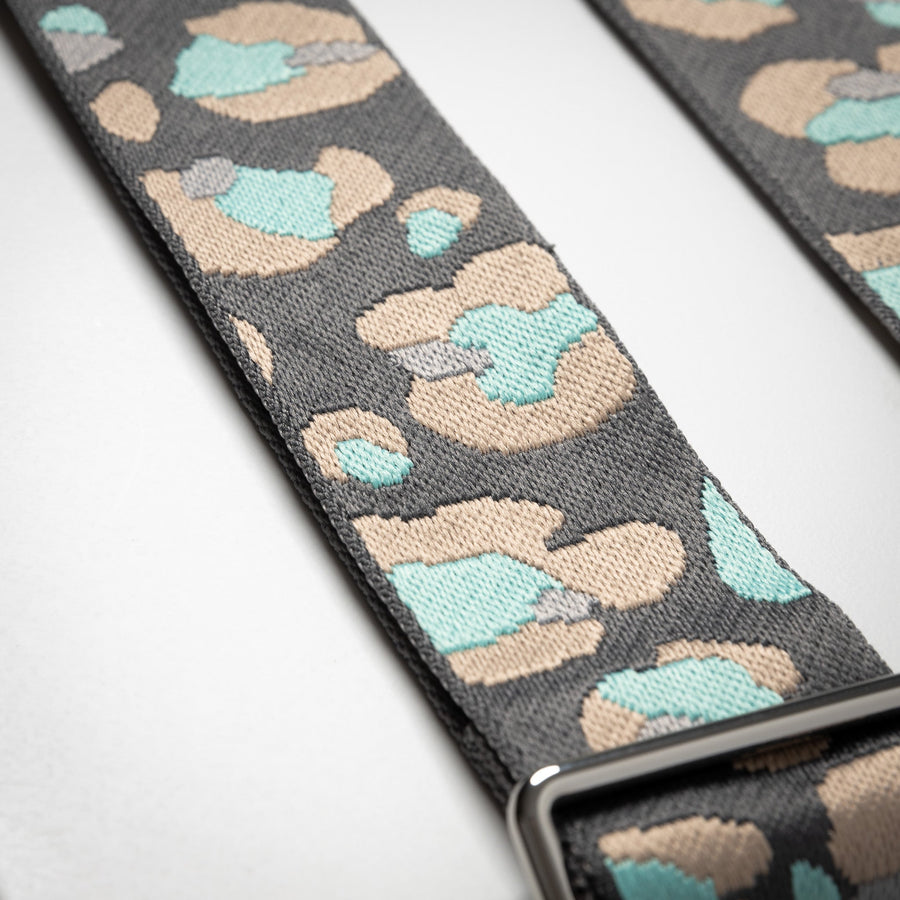 strap abstract leopard taupe/mint - black - VIVI MARI