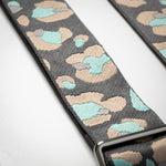 strap abstract leopard taupe/mint - tan - VIVI MARI