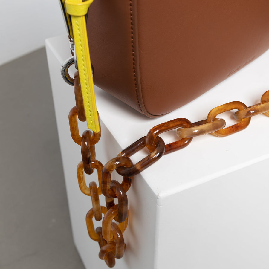 strap acrylic chain amber - long - VIVI MARI