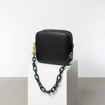 strap acrylic chain forest green - short - VIVI MARI